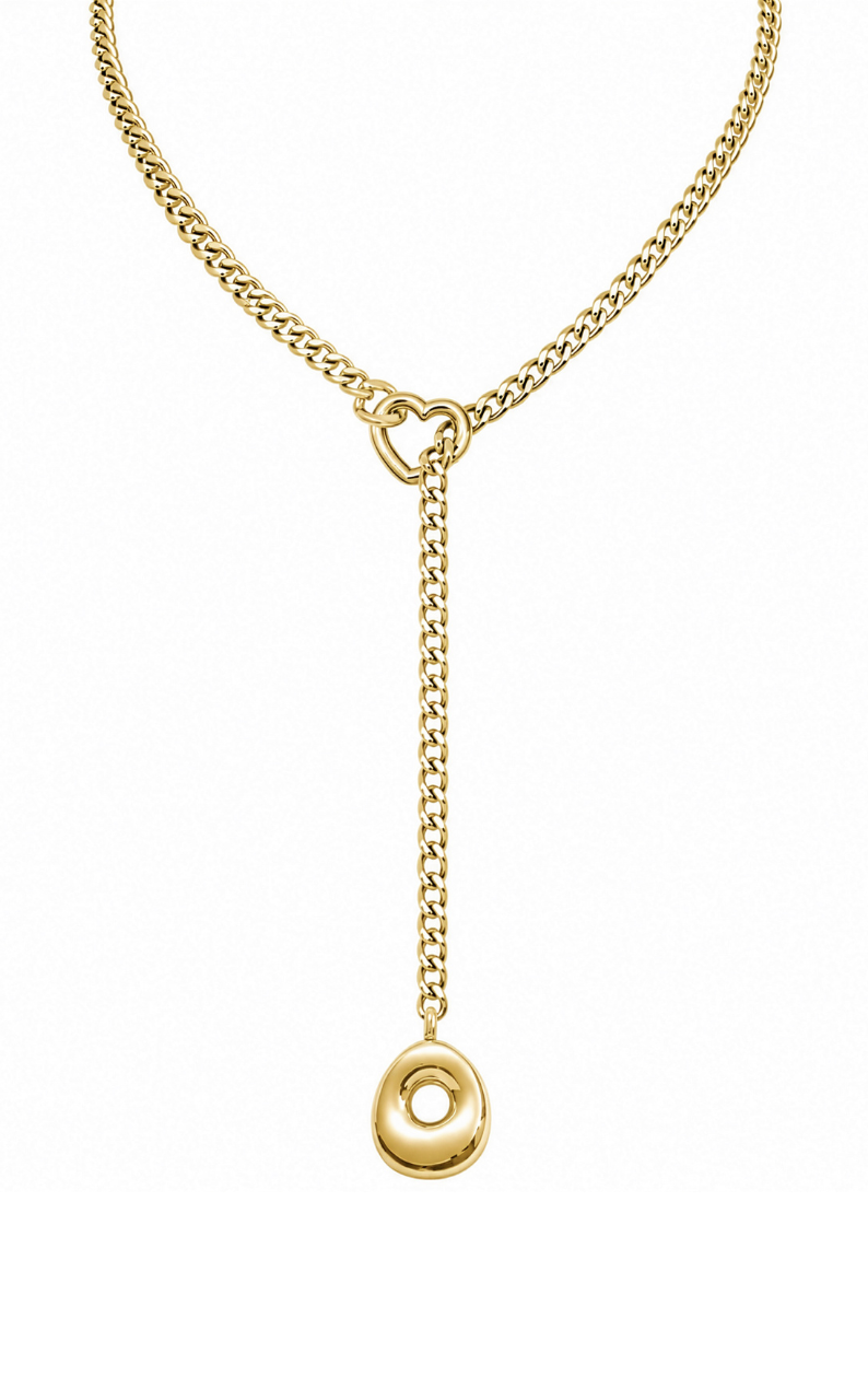 LoveChains™ - Initial Charm Slip Chain Choker