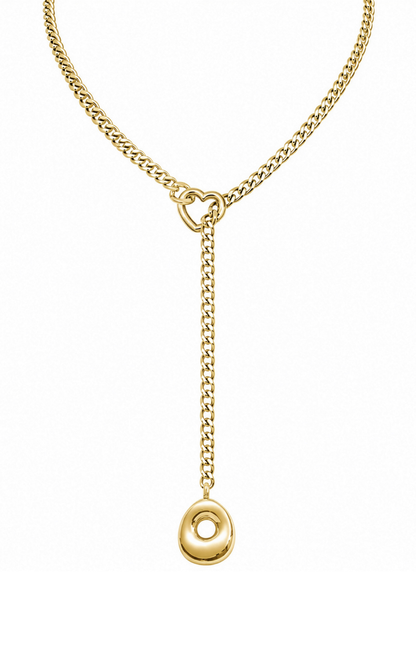 LoveChains™ - Initial Charm Slip Chain Choker
