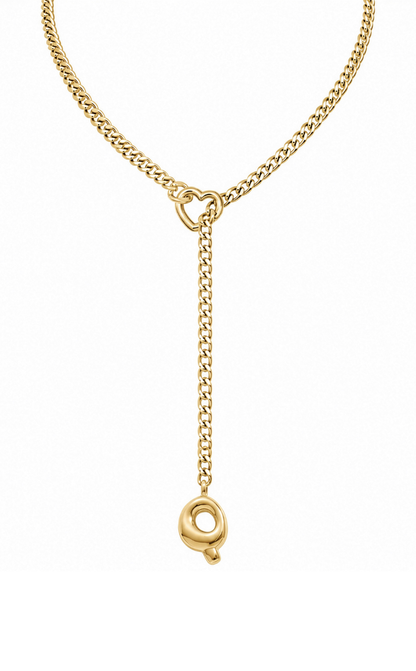 LoveChains™ - Initial Charm Slip Chain Choker