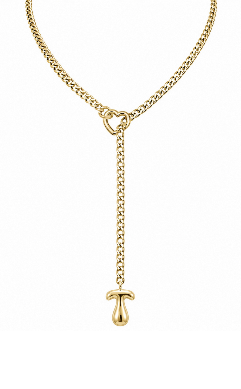 LoveChains™ - Initial Charm Slip Chain Choker