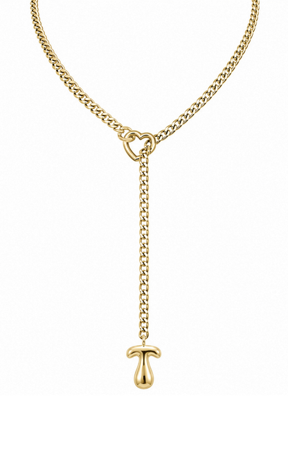 LoveChains™ - Initial Charm Slip Chain Choker