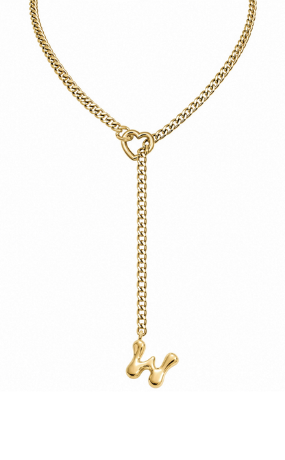 LoveChains™ - Initial Charm Slip Chain Choker