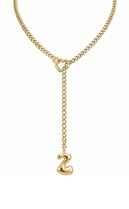 LoveChains™ - Initial Charm Slip Chain Choker
