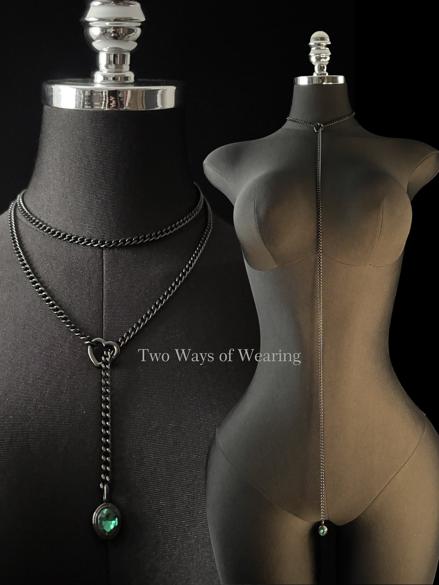 LoveChains™ - Crystal Charm Loop Slip Choker