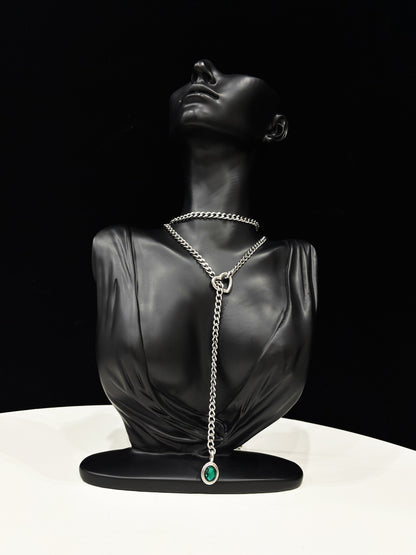 LoveChains™ - Crystal Charm Loop Slip Choker