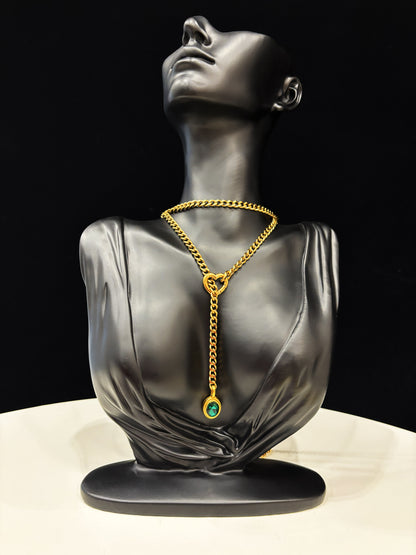 LoveChains™ - Crystal Charm Loop Slip Choker