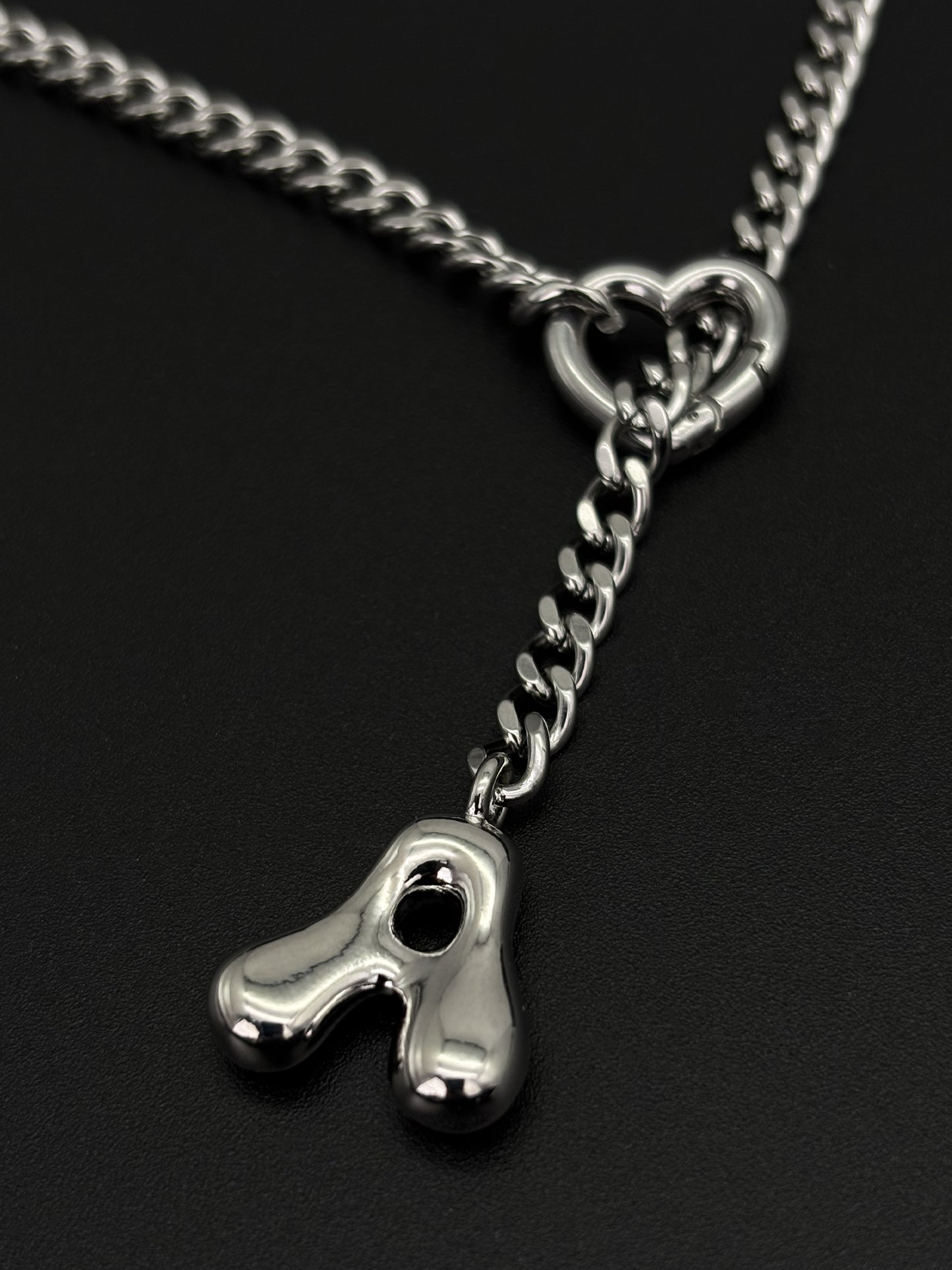 LoveChains™ - Initial Charm Slip Chain Choker