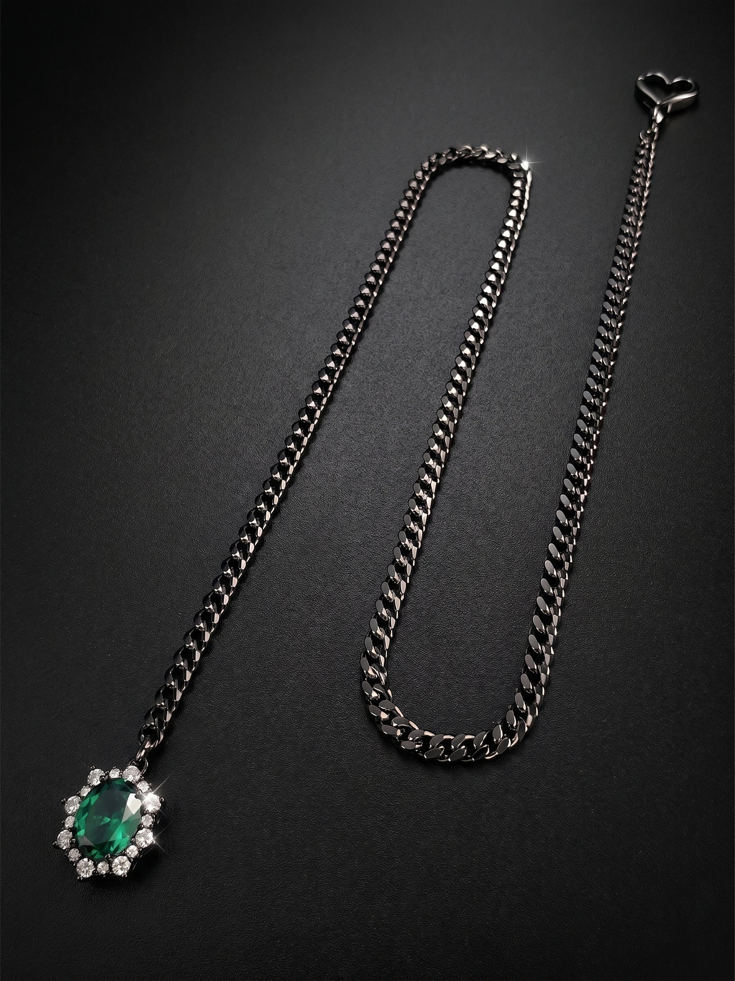 LoveChains™ - Gemstone Charm Slip Chain Choker