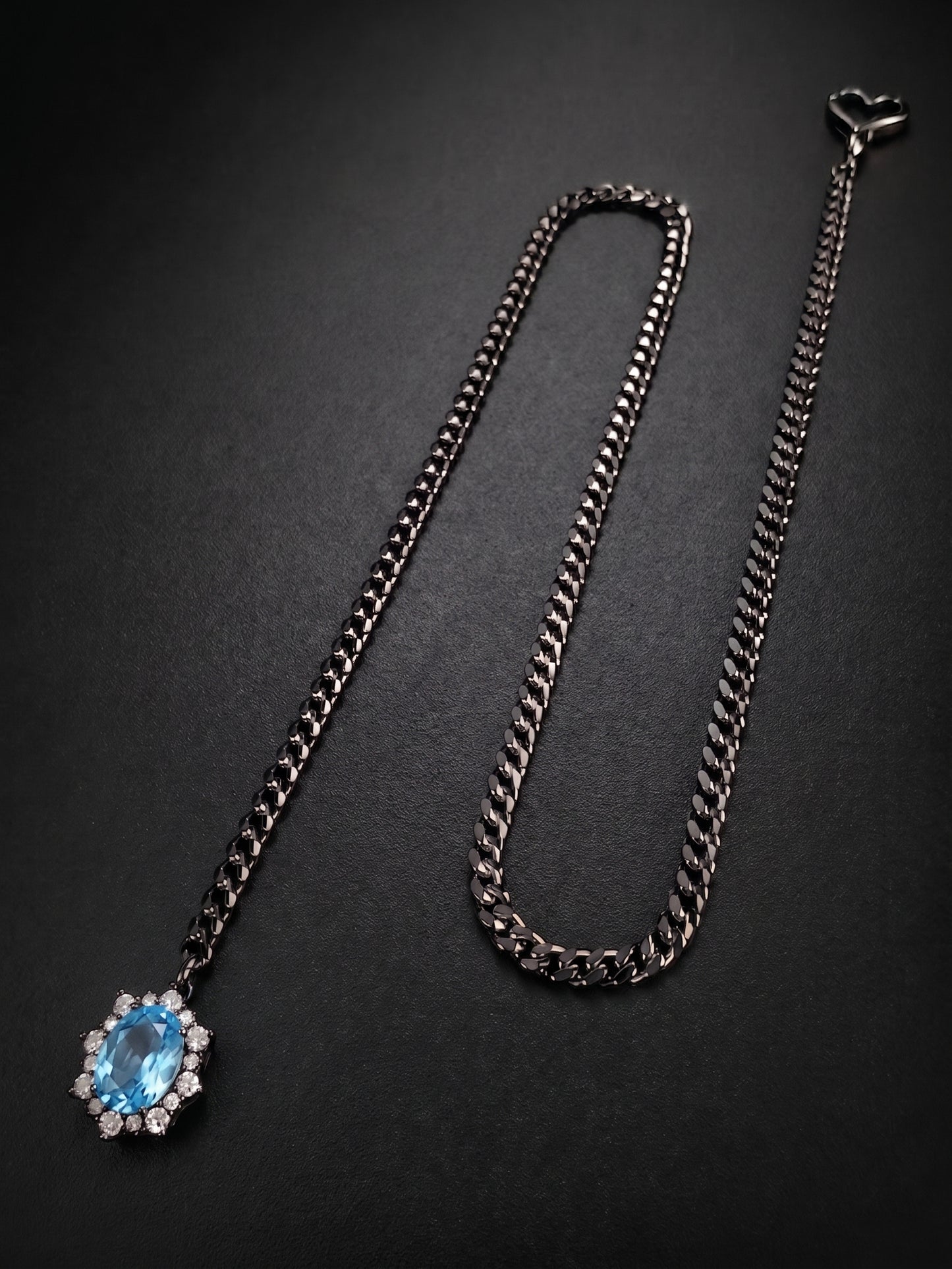 LoveChains™ - Gemstone Charm Slip Chain Choker