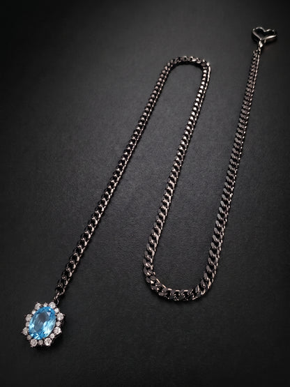 LoveChains™ - Gemstone Charm Slip Chain Choker