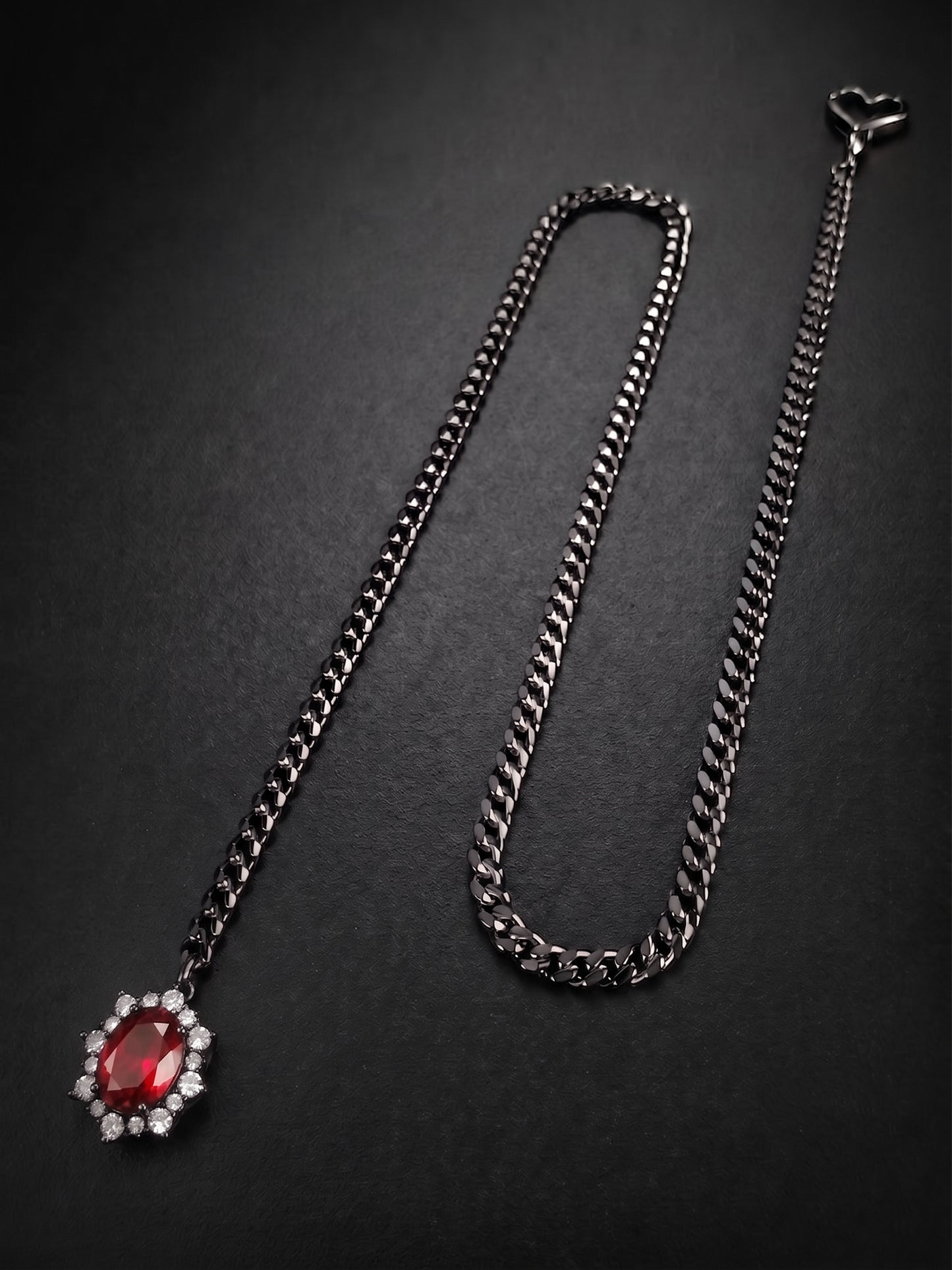 LoveChains™ - Gemstone Charm Slip Chain Choker
