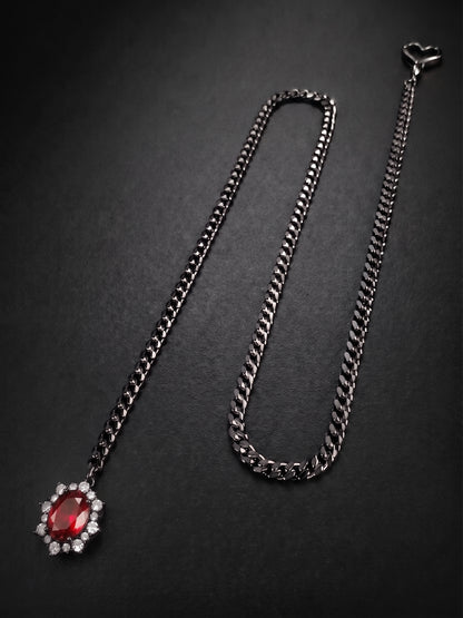 LoveChains™ - Gemstone Charm Slip Chain Choker