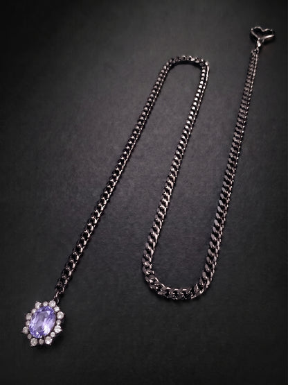 LoveChains™ - Gemstone Charm Slip Chain Choker
