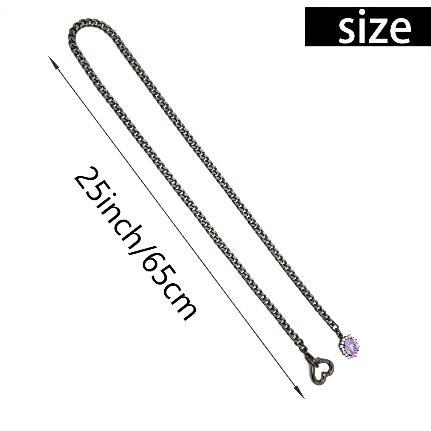 LoveChains™ - Gemstone Charm Slip Chain Choker
