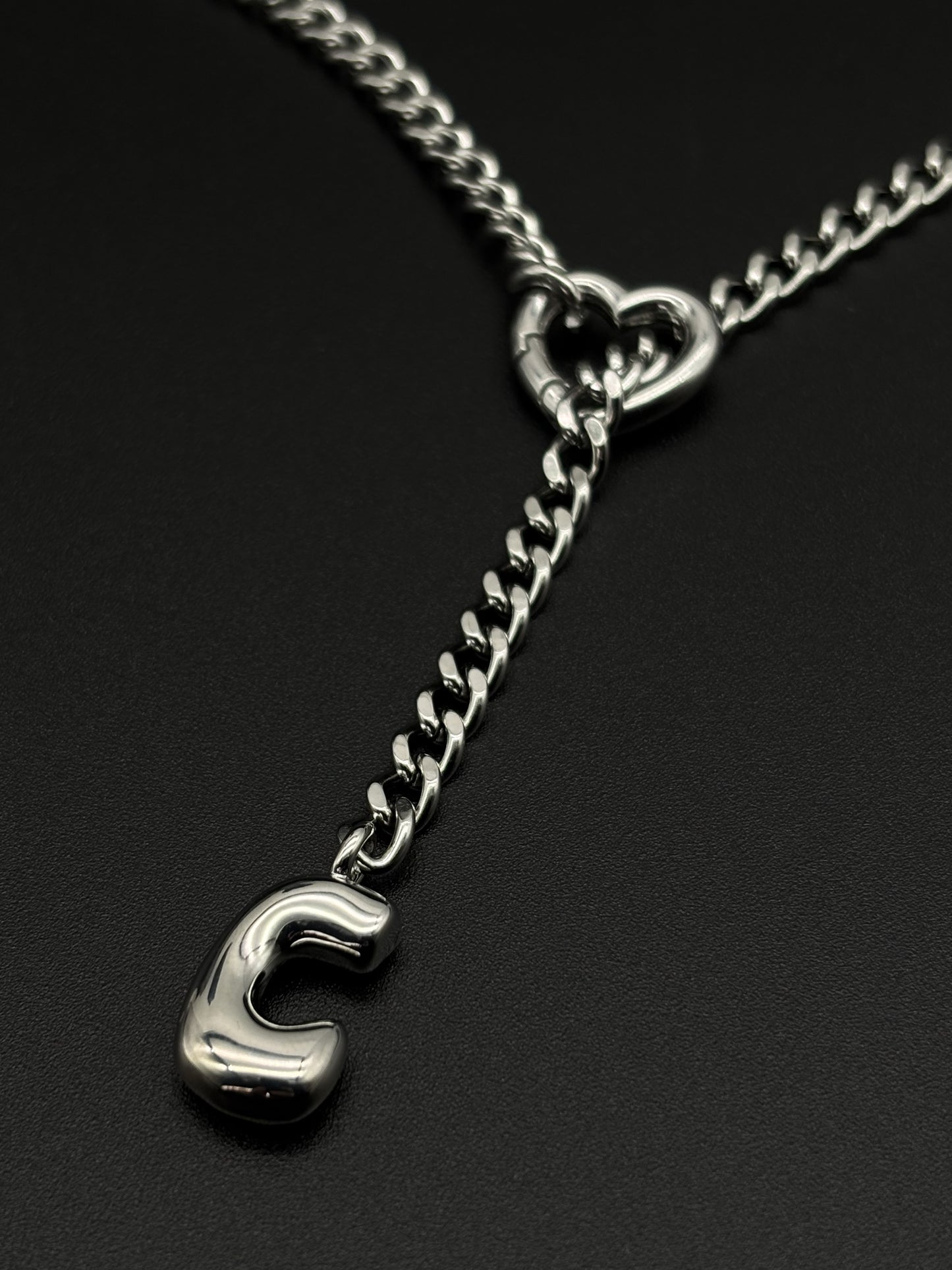 LoveChains™ - Initial Charm Slip Chain Choker