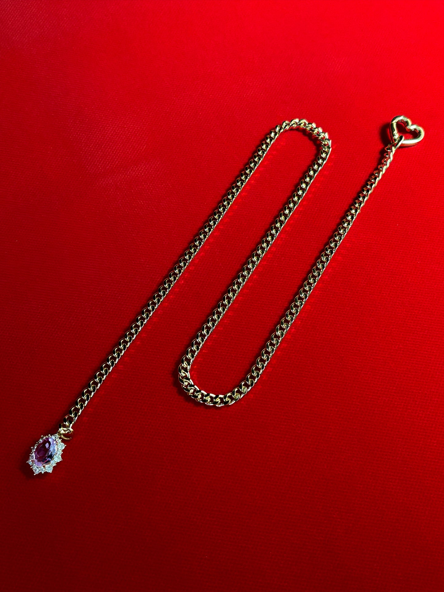 LoveChains™ - Gemstone Charm Slip Chain Choker