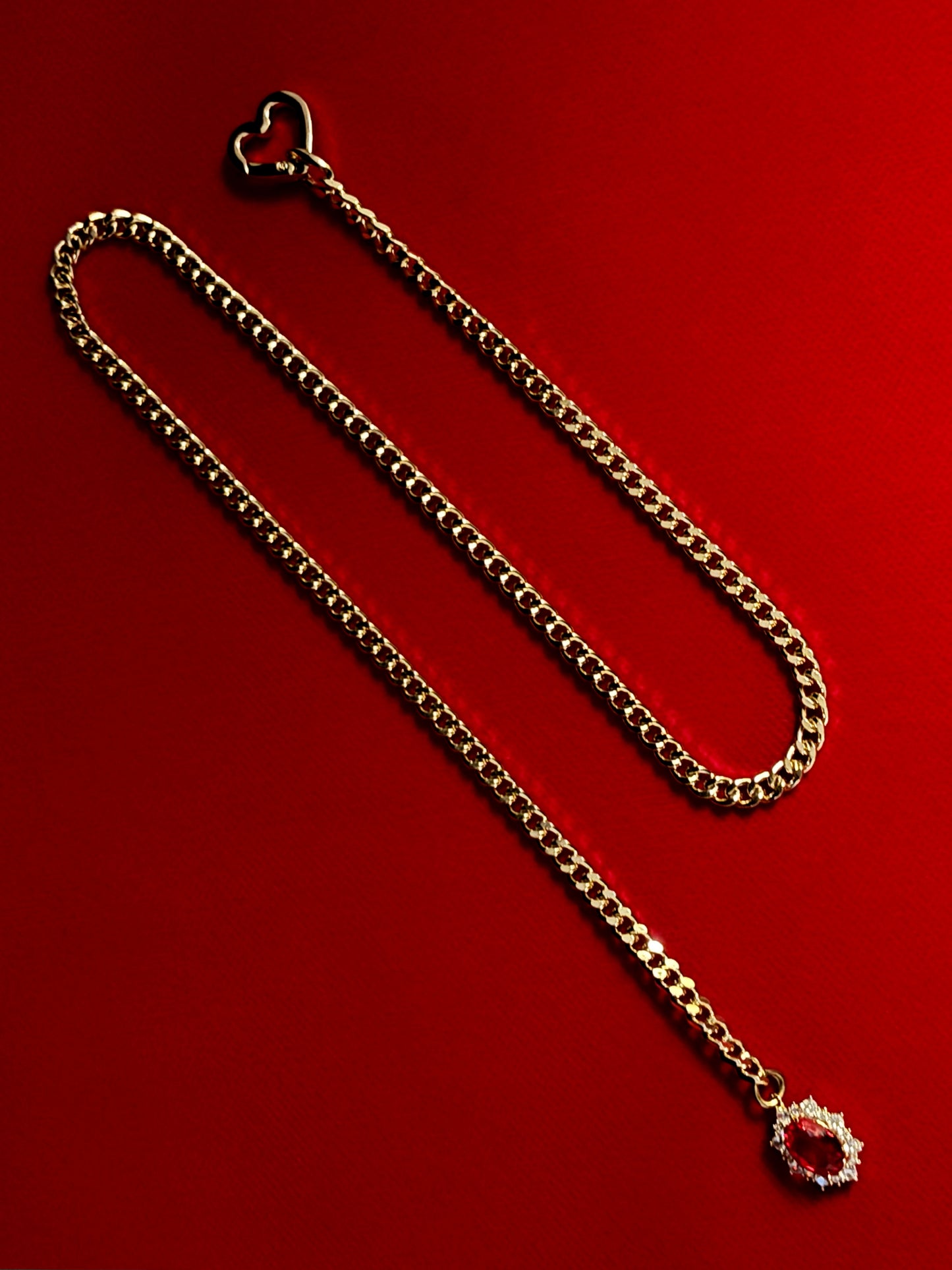 LoveChains™ - Gemstone Charm Slip Chain Choker