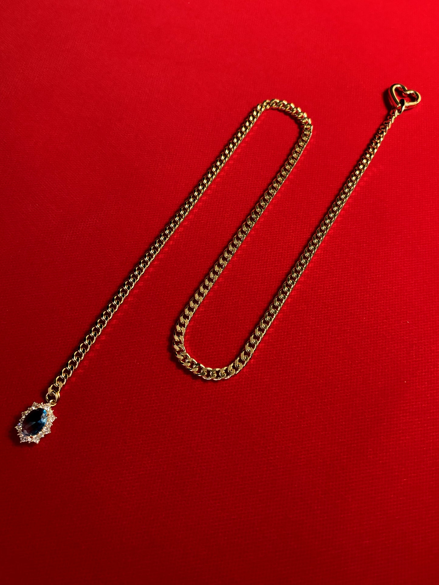LoveChains™ - Gemstone Charm Slip Chain Choker