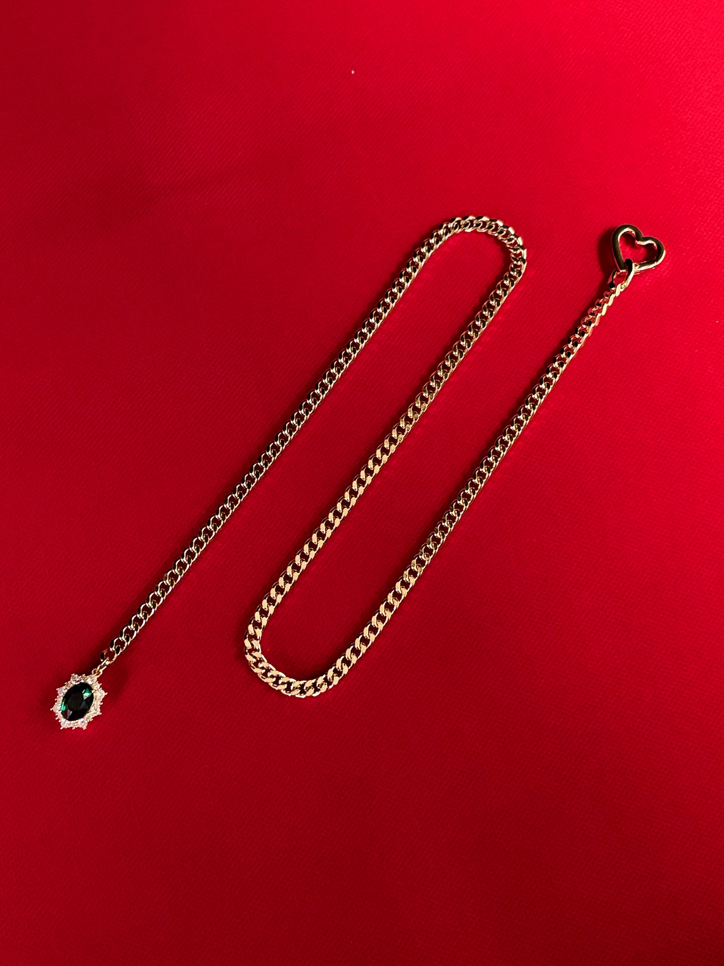 LoveChains™ - Gemstone Charm Slip Chain Choker