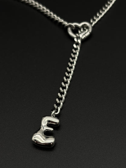 LoveChains™ - Initial Charm Slip Chain Choker