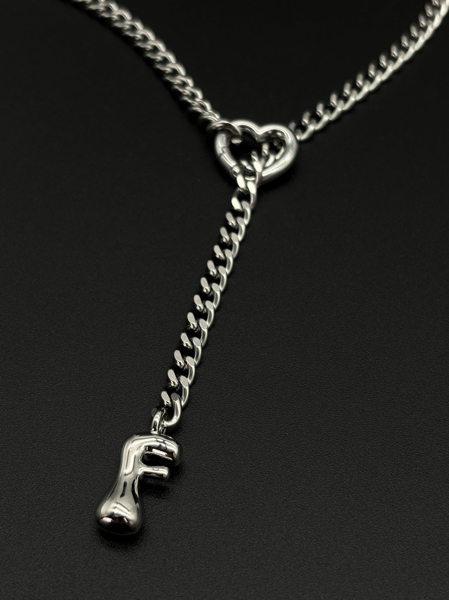 LoveChains™ - Initial Charm Slip Chain Choker