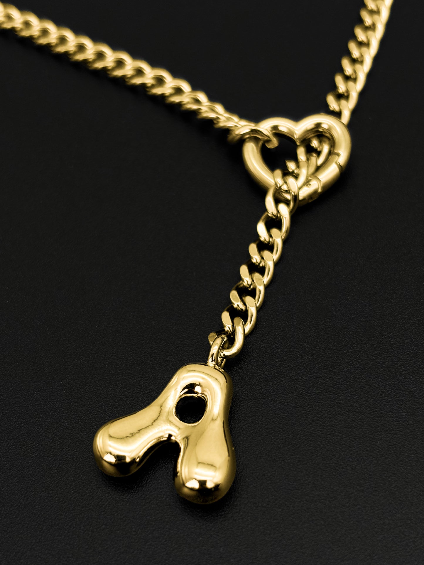 LoveChains™ - Initial Charm Slip Chain Choker