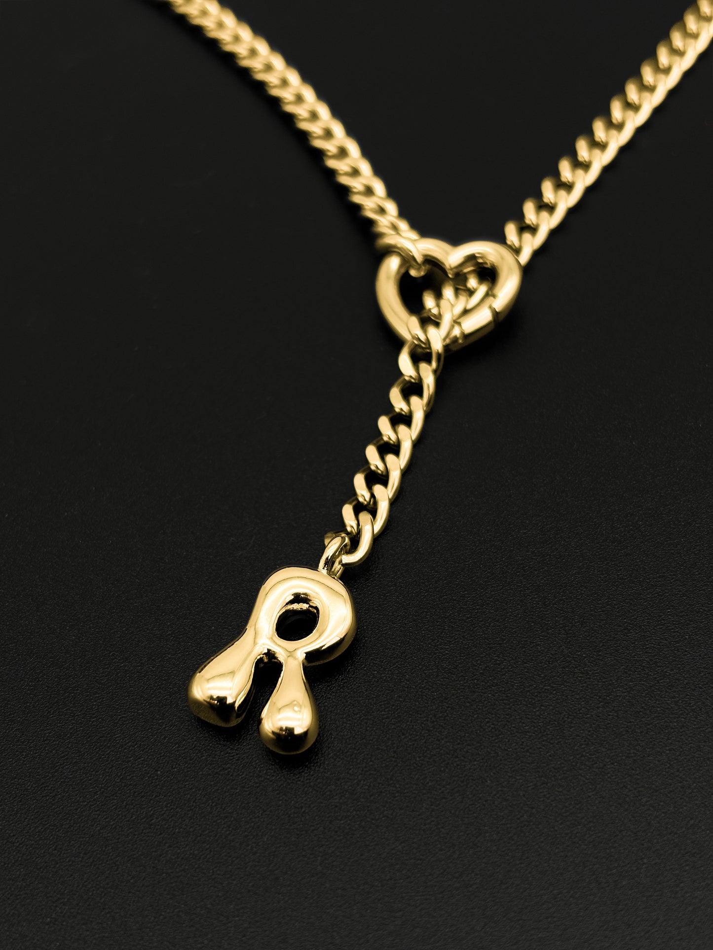 LoveChains™ - Initial Charm Slip Chain Choker