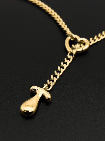 LoveChains™ - Initial Charm Slip Chain Choker