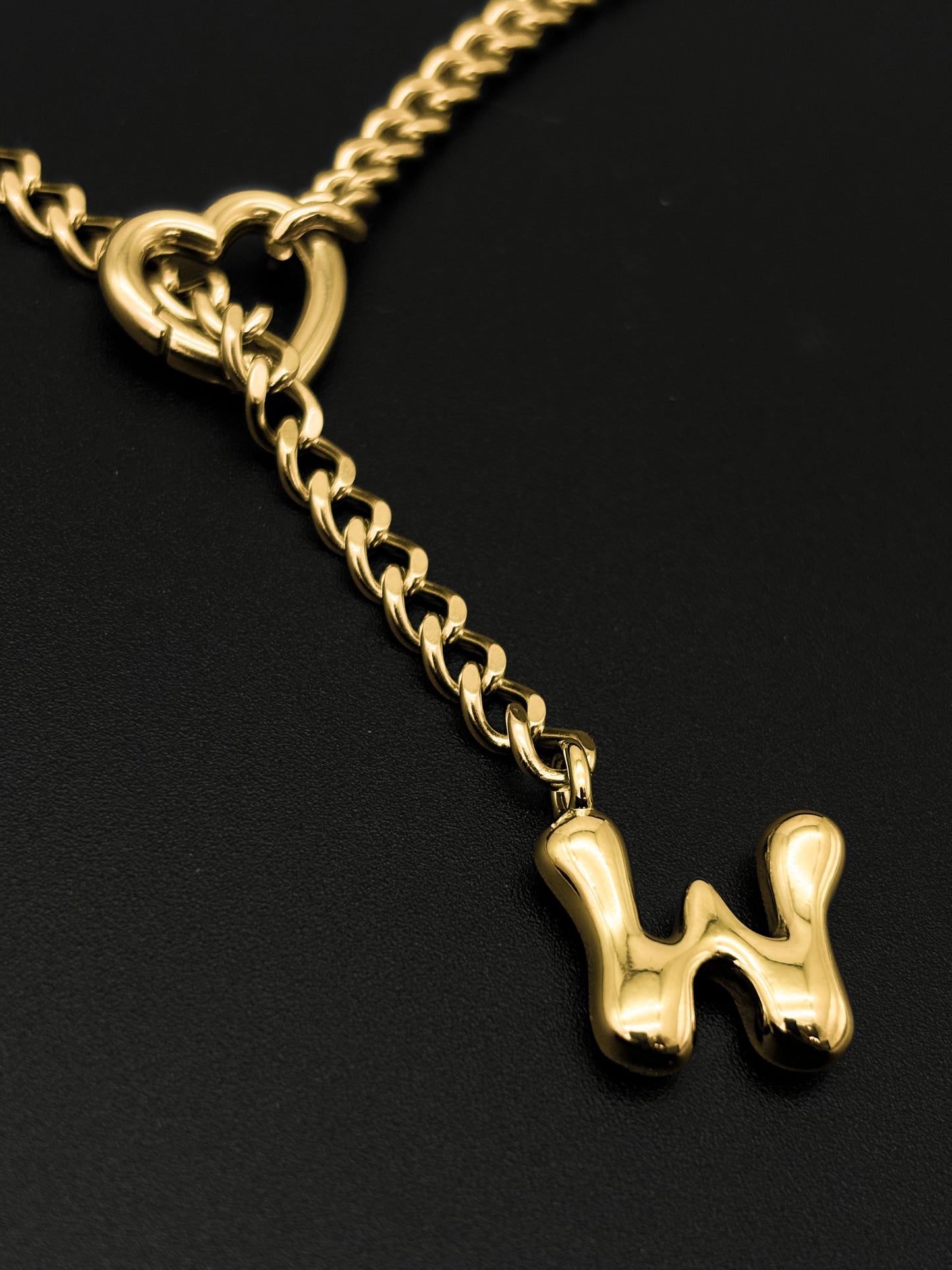 LoveChains™ - Initial Charm Slip Chain Choker