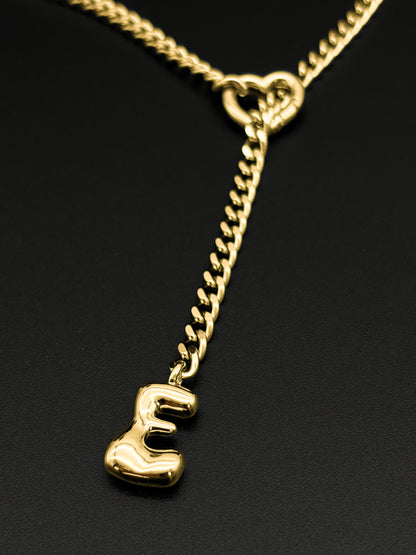 LoveChains™ - Initial Charm Slip Chain Choker