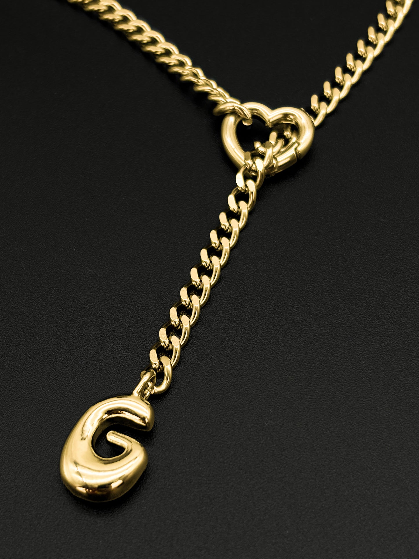 LoveChains™ - Initial Charm Slip Chain Choker