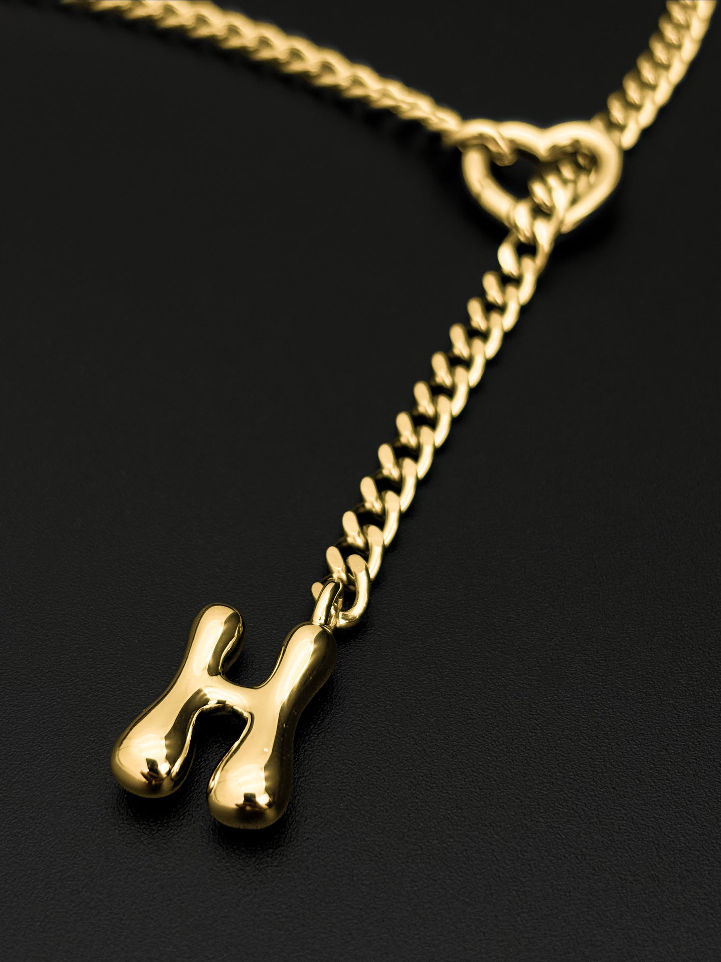 LoveChains™ - Initial Charm Slip Chain Choker