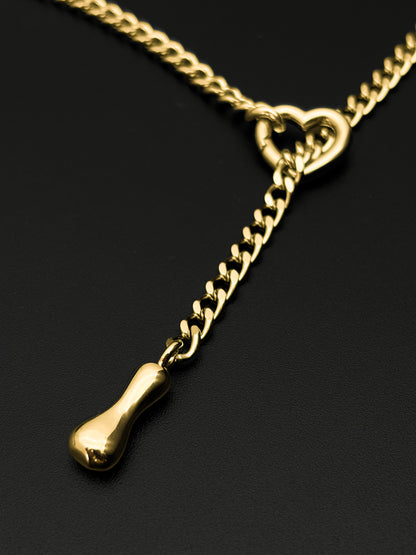 LoveChains™ - Initial Charm Slip Chain Choker