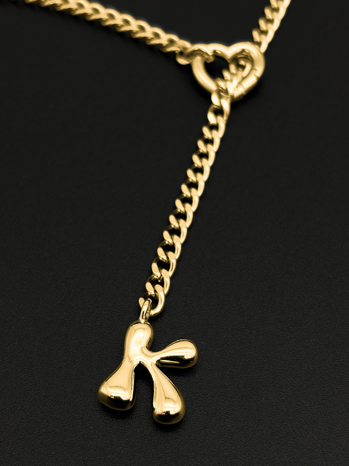 LoveChains™ - Initial Charm Slip Chain Choker