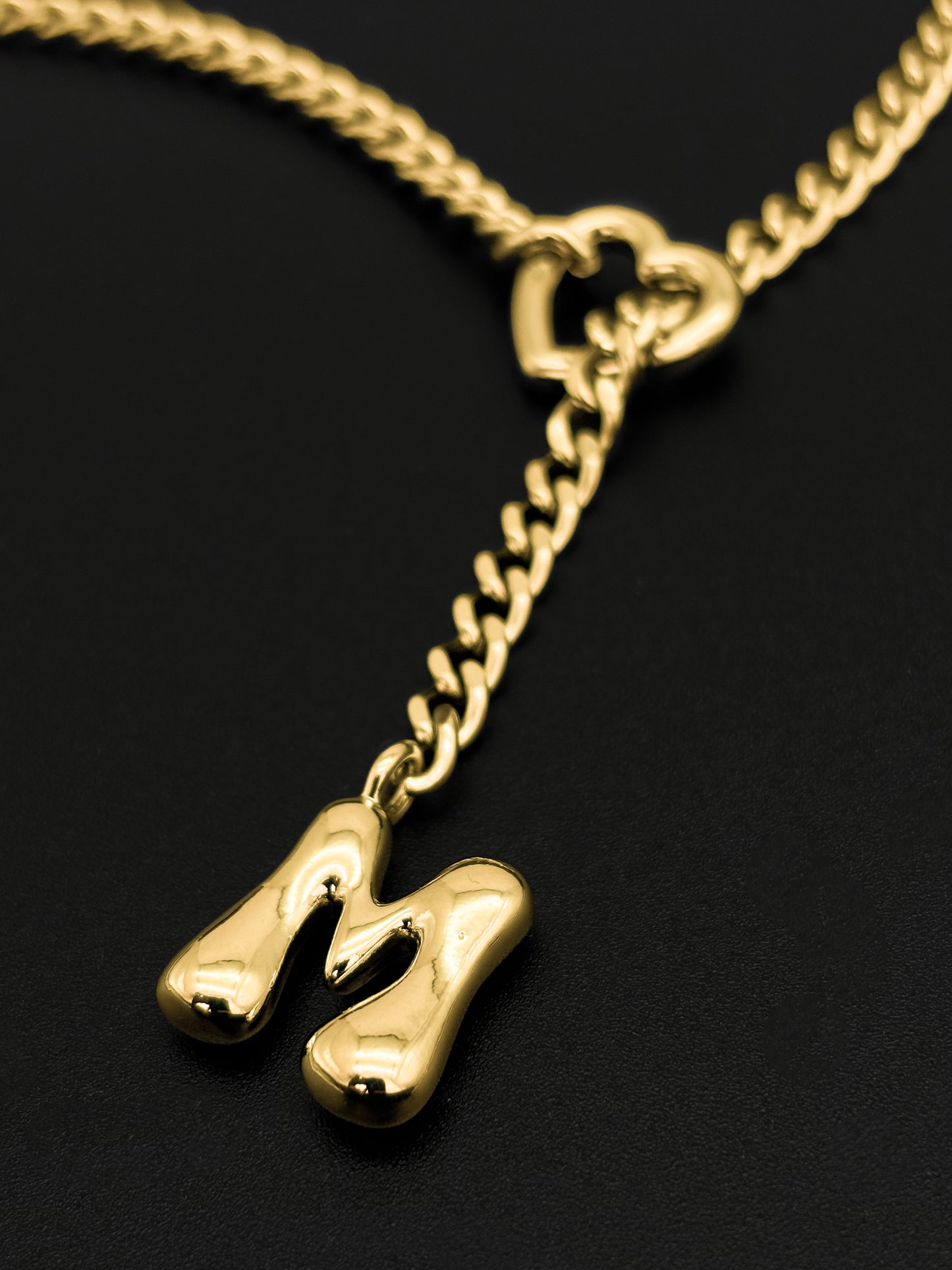 LoveChains™ - Initial Charm Slip Chain Choker