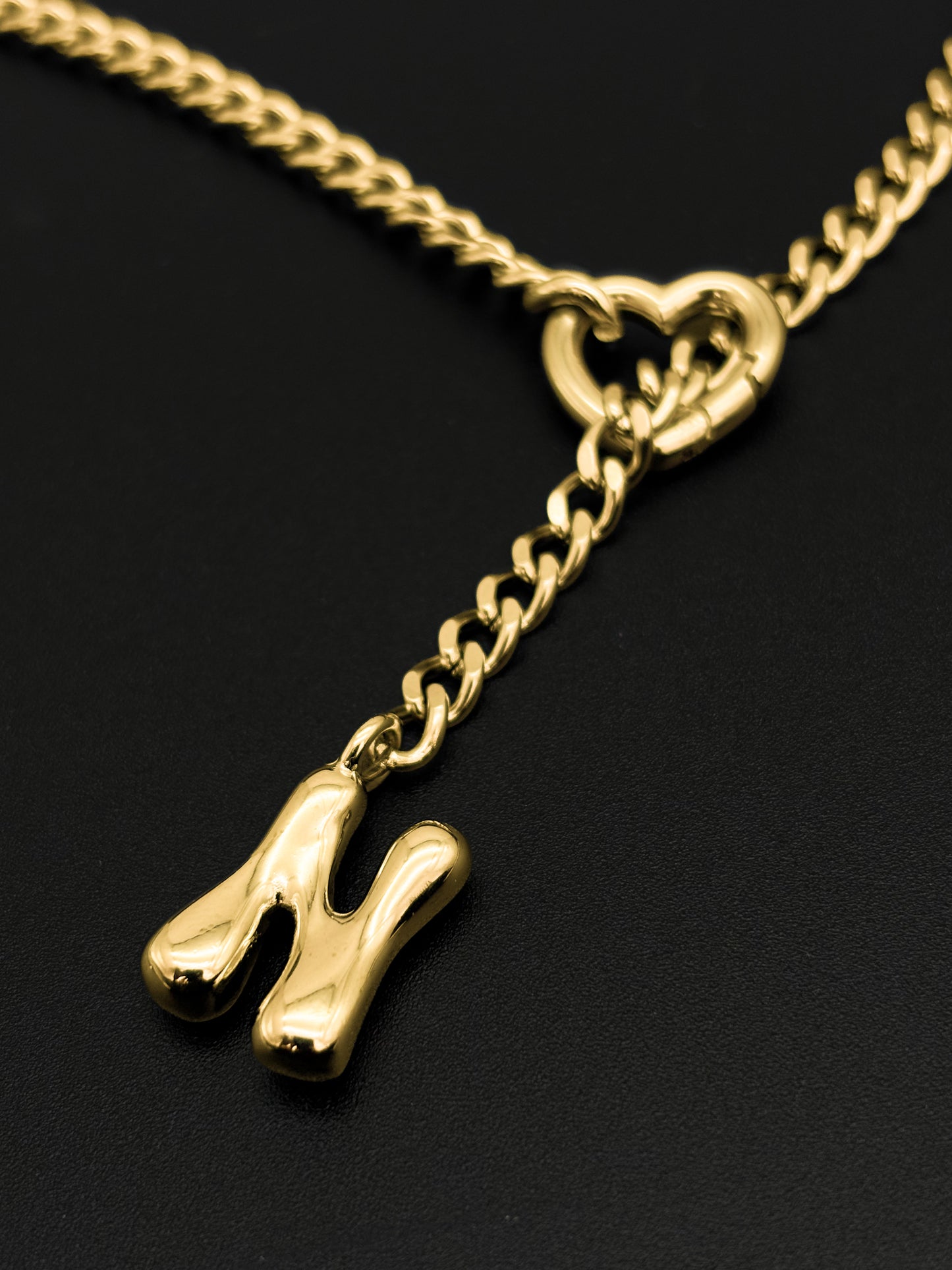 LoveChains™ - Initial Charm Slip Chain Choker