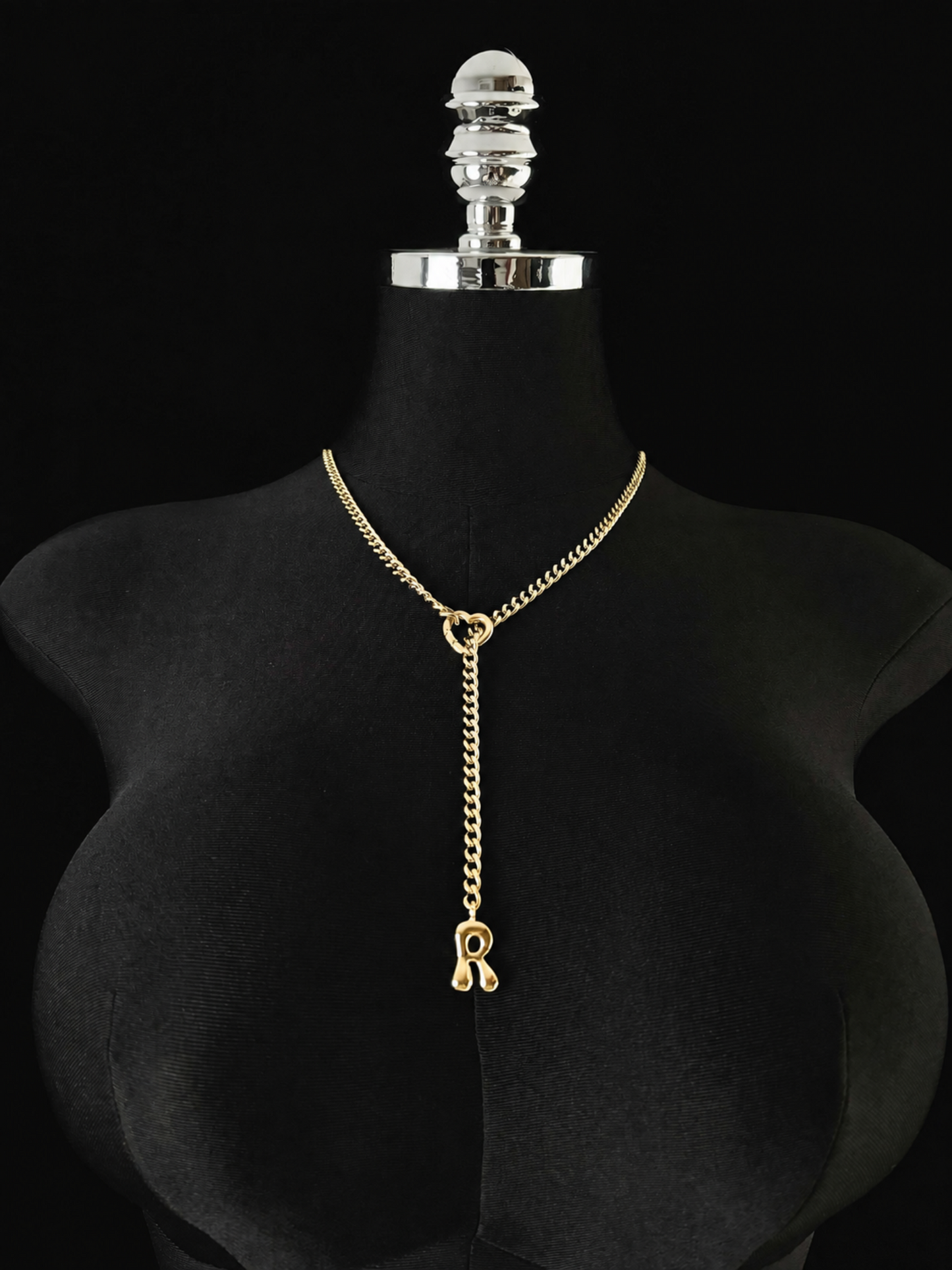 LoveChains™ - Initial Charm Slip Chain Choker