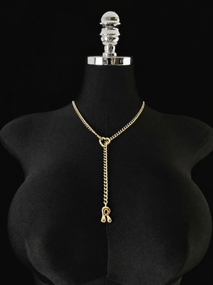 LoveChains™ - Initial Charm Slip Chain Choker