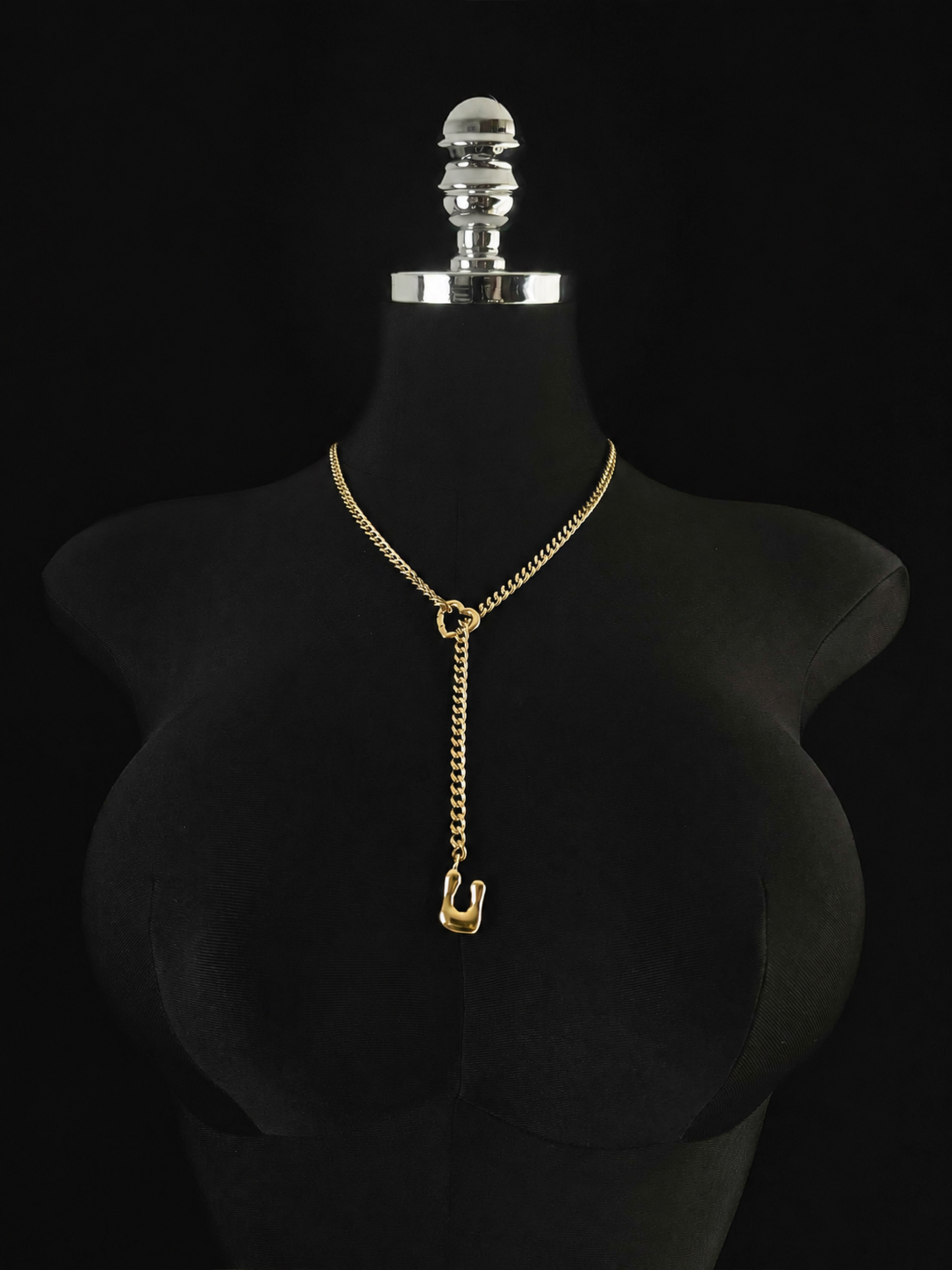 LoveChains™ - Initial Charm Slip Chain Choker