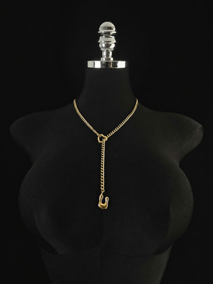 LoveChains™ - Initial Charm Slip Chain Choker
