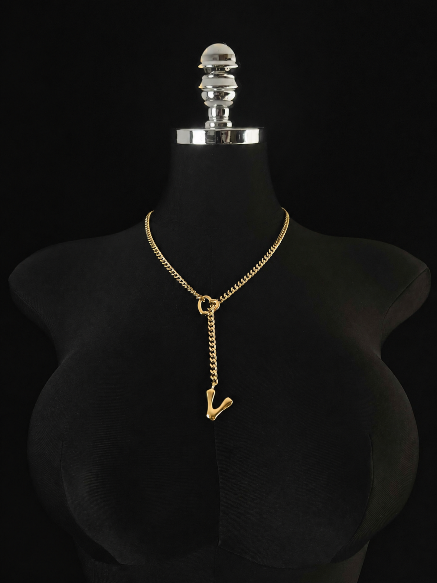 LoveChains™ - Initial Charm Slip Chain Choker