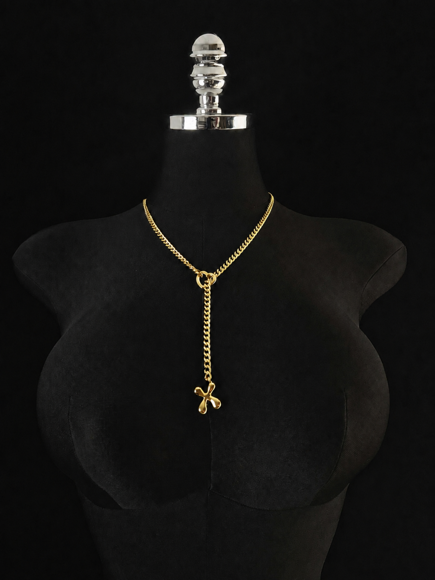 LoveChains™ - Initial Charm Slip Chain Choker