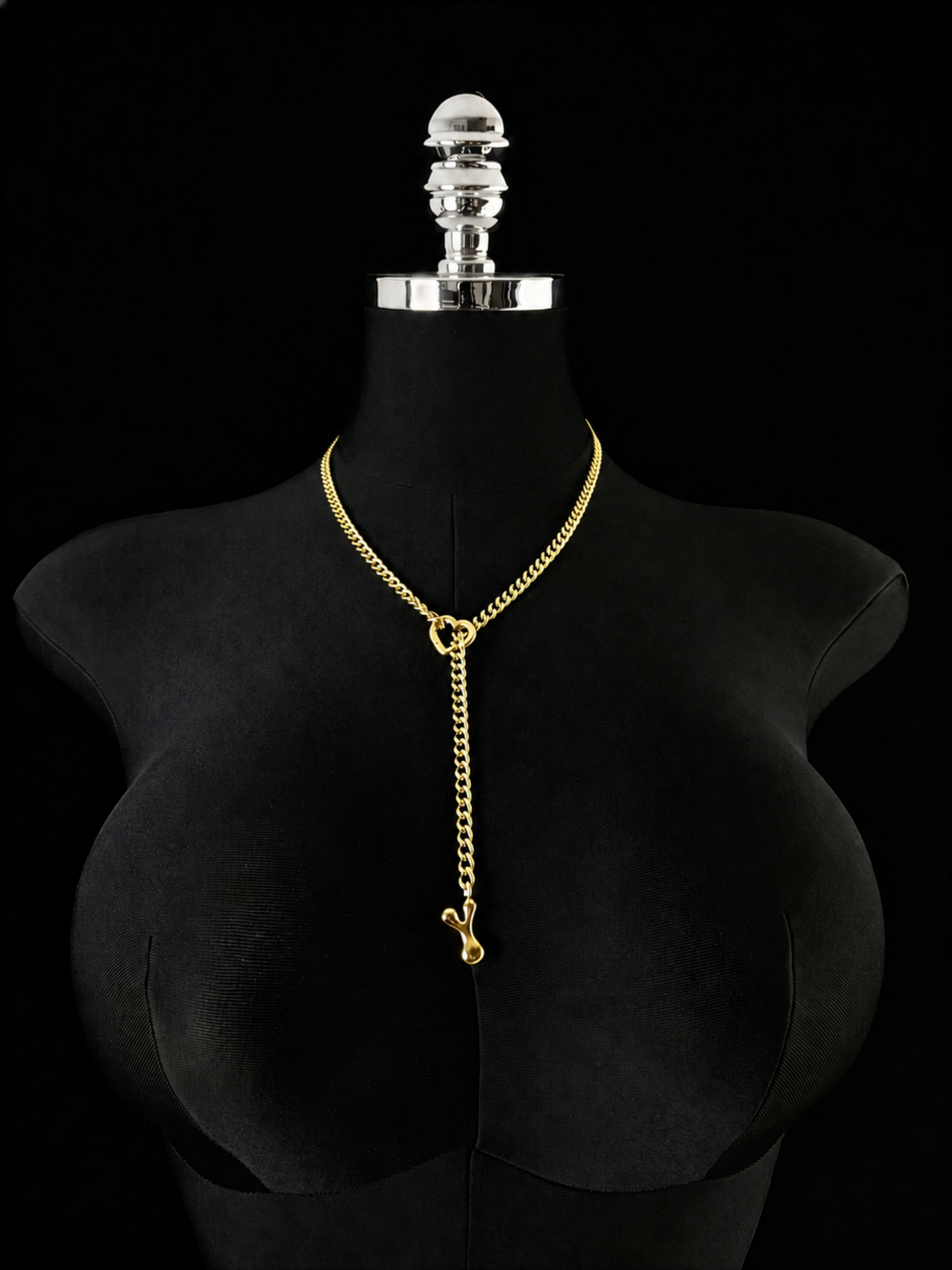 LoveChains™ - Initial Charm Slip Chain Choker
