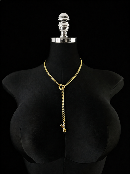 LoveChains™ - Initial Charm Slip Chain Choker