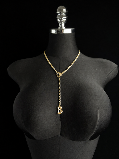 LoveChains™ - Initial Charm Slip Chain Choker