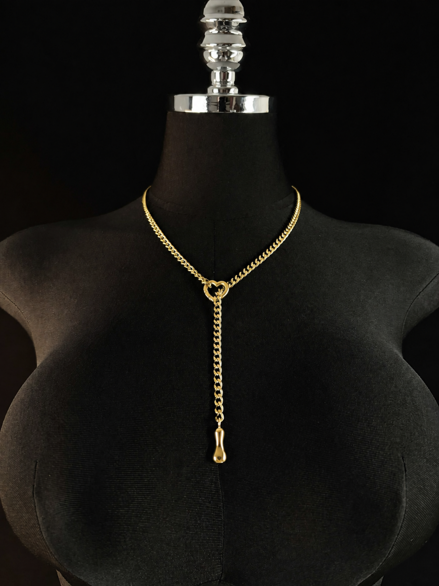LoveChains™ - Initial Charm Slip Chain Choker
