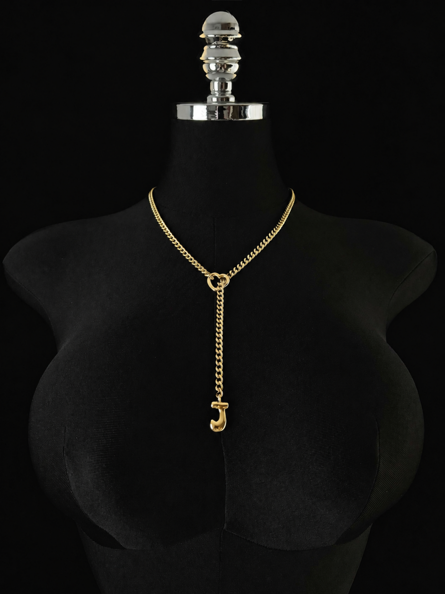 LoveChains™ - Initial Charm Slip Chain Choker