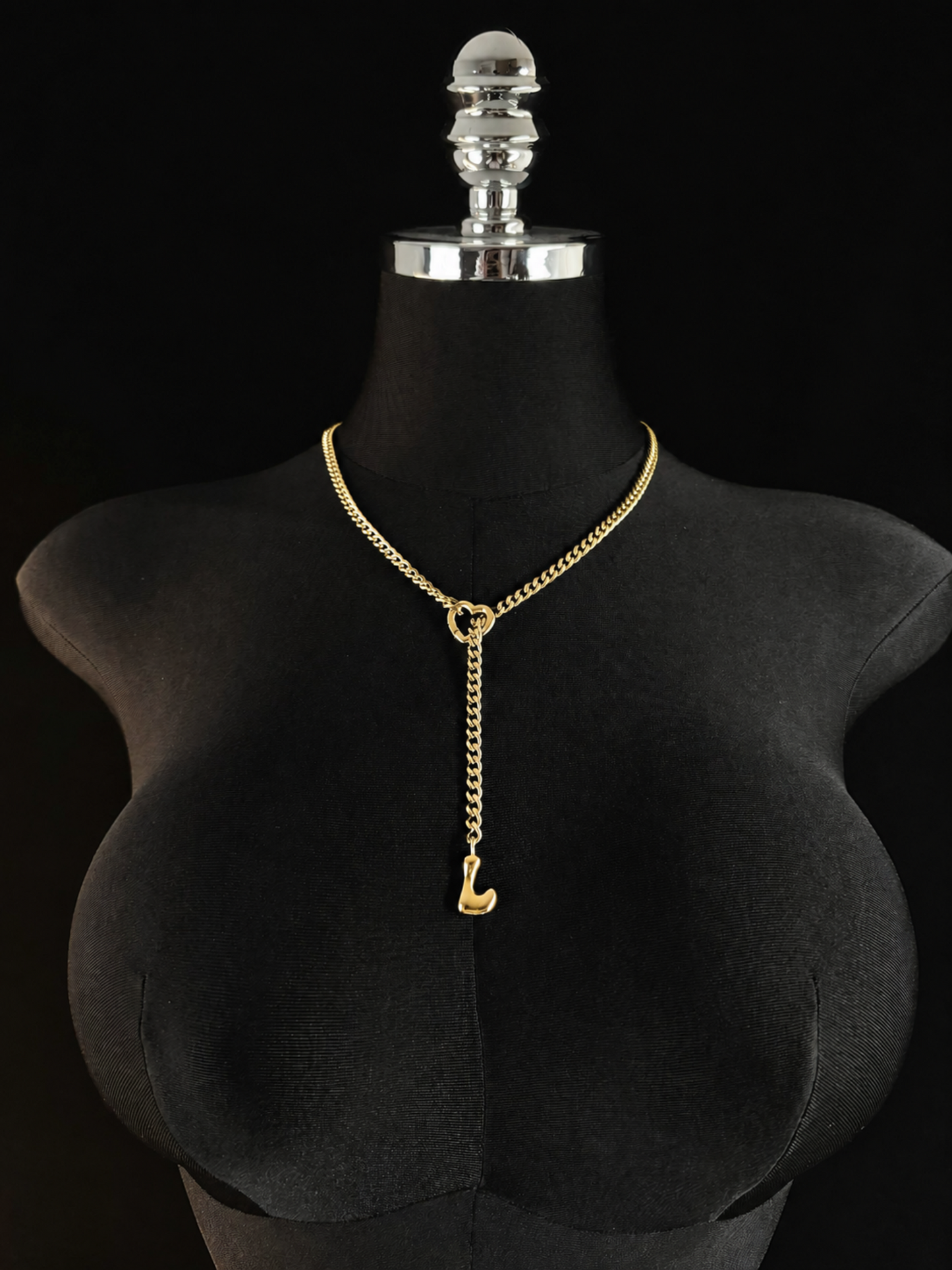 LoveChains™ - Initial Charm Slip Chain Choker