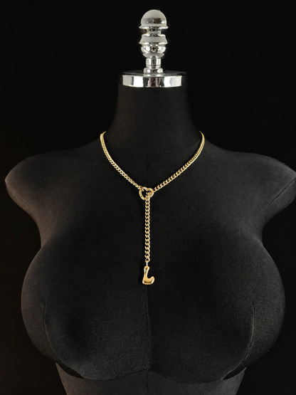 LoveChains™ - Initial Charm Slip Chain Choker