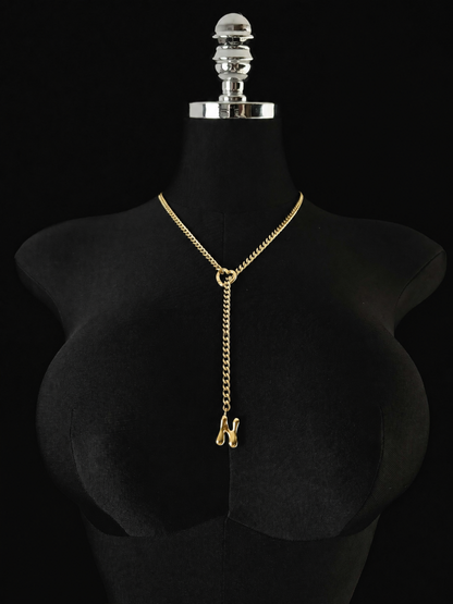 LoveChains™ - Initial Charm Slip Chain Choker